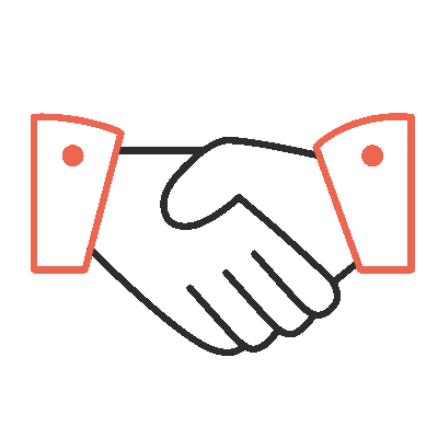 Wired outline 456 handshake deal hover pinch  3 